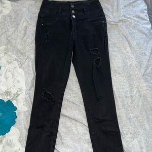 Charlotte Russe high waisted black skinny jeans